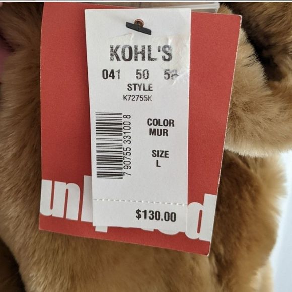 Faux Fur Jacket Unlisted by Kenneth Cole Large - Picture 5 of 8